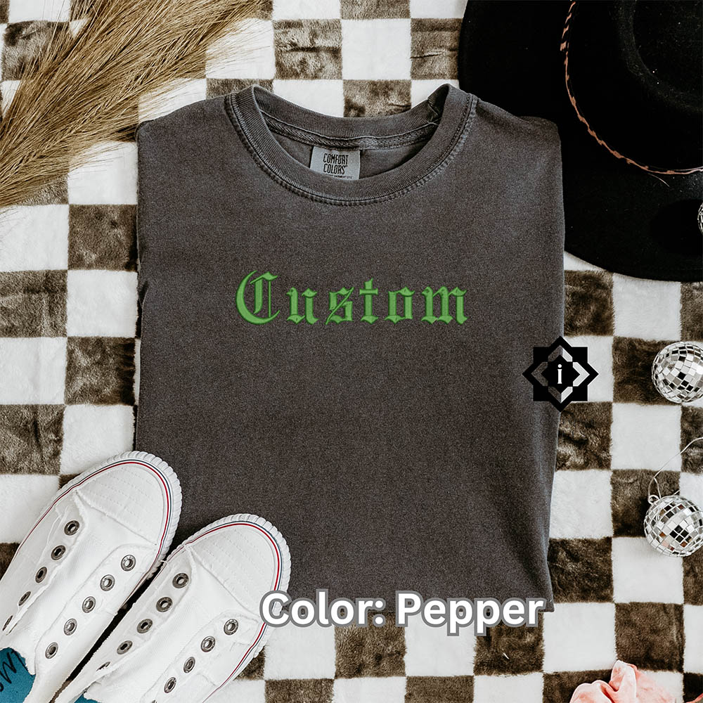 Custom Embroidered Comfort Colors T-Shirts view 7