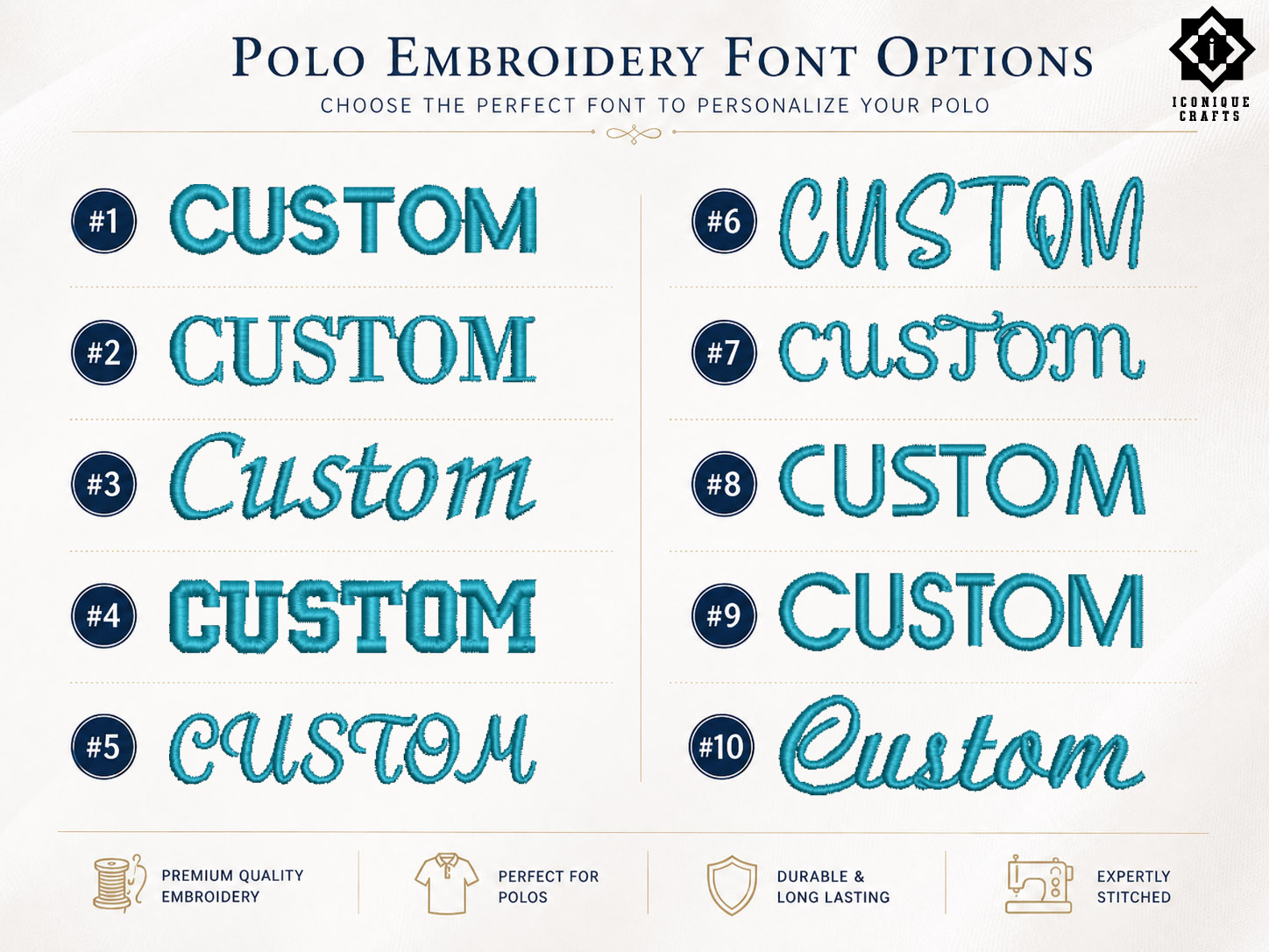 Custom Embroidered Polo Shirt with Company Logo view 7