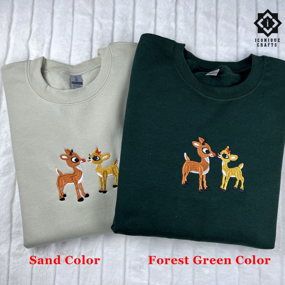 Vintage Embroidered Christmas Sweatshirt