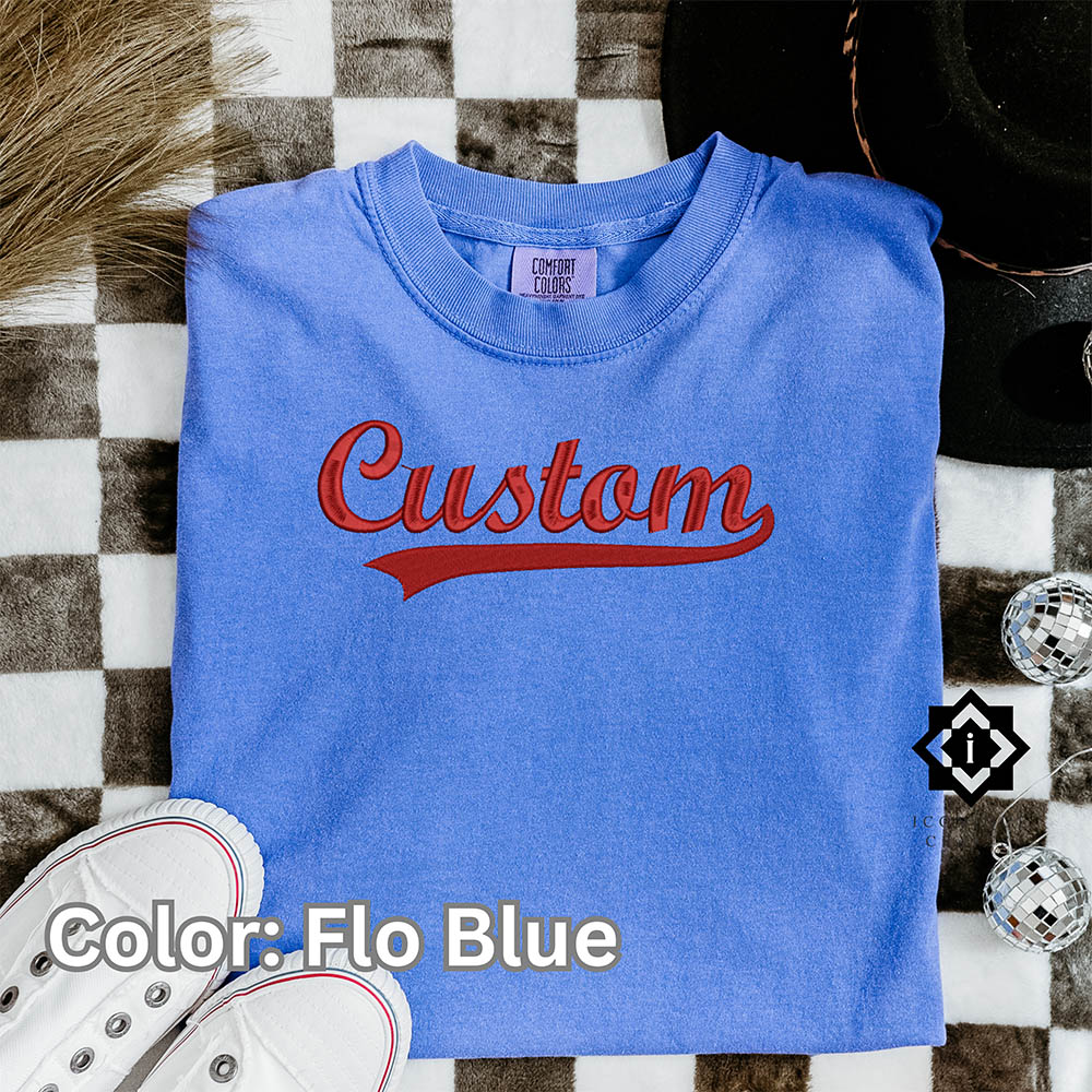 Custom Embroidered Comfort Colors T-Shirts view 3