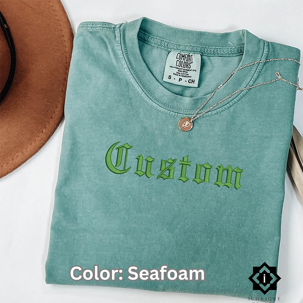 Custom Embroidered Comfort Colors T-Shirts